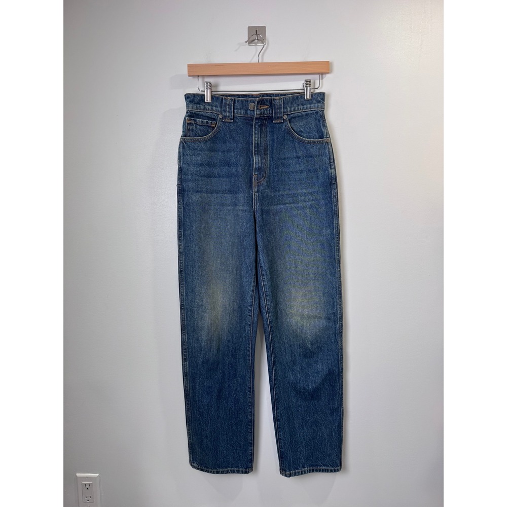 Khaite Women Blue Shalbi Jean High Rise Straight Leg Denim Size 27